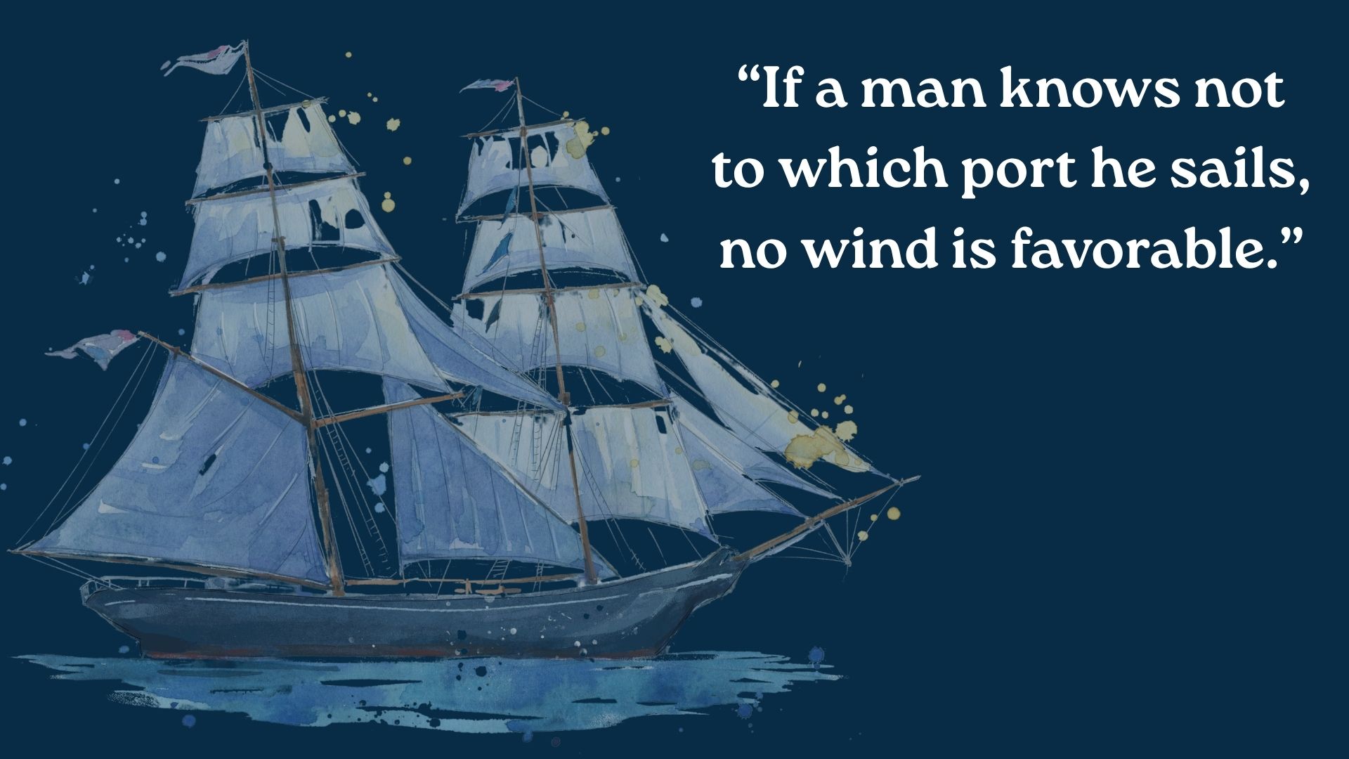 The best way to take time off is to understand how you work. If a man knows not to which port he sails, no wind is favorable.