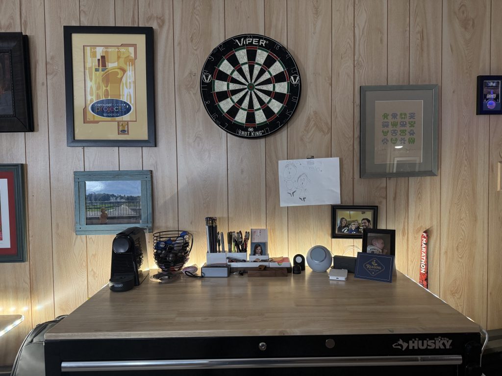 My workbench, Summer 2025