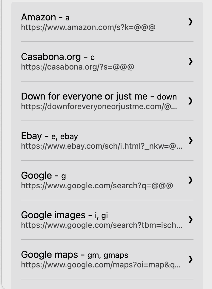 Keyword Search Extension