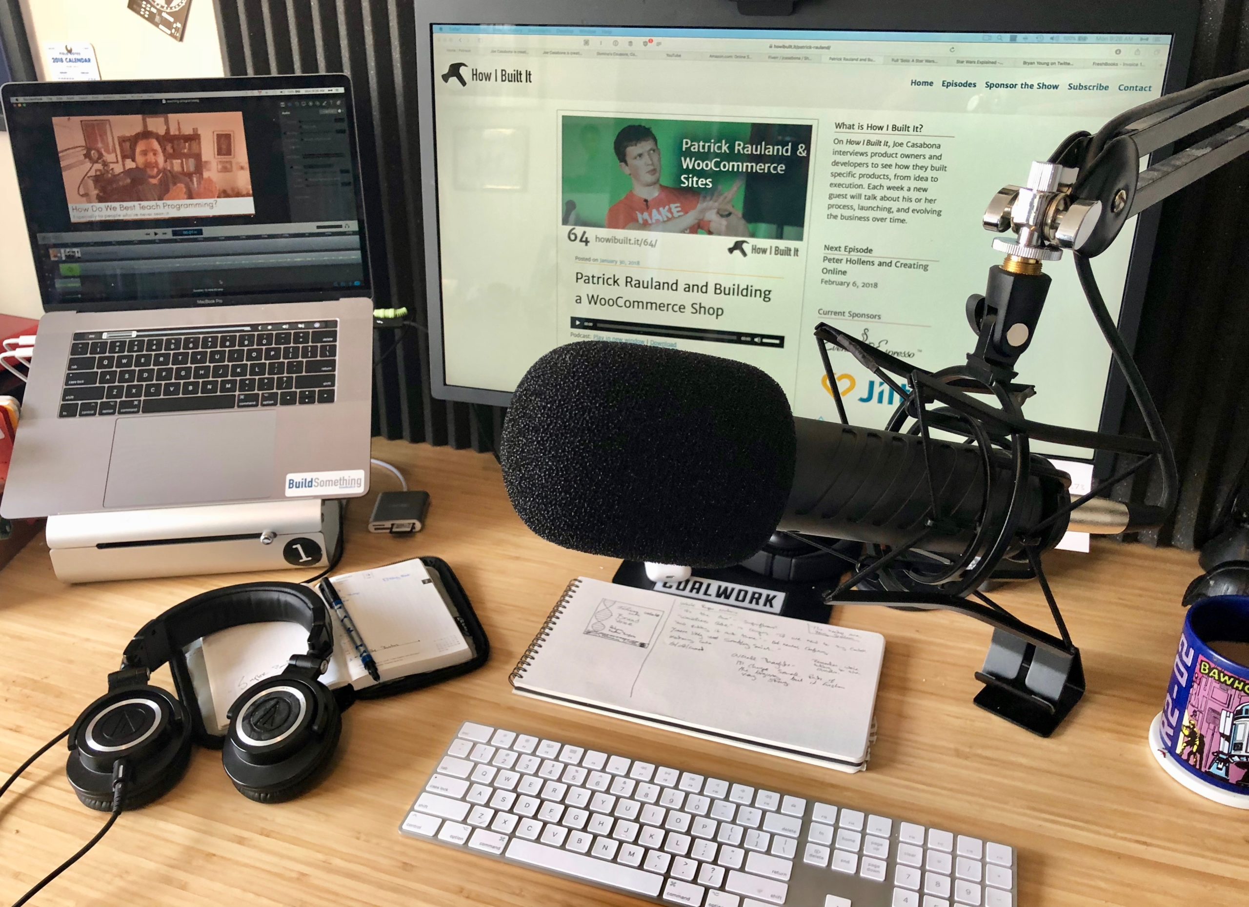 My podcast setup for Summer 2018